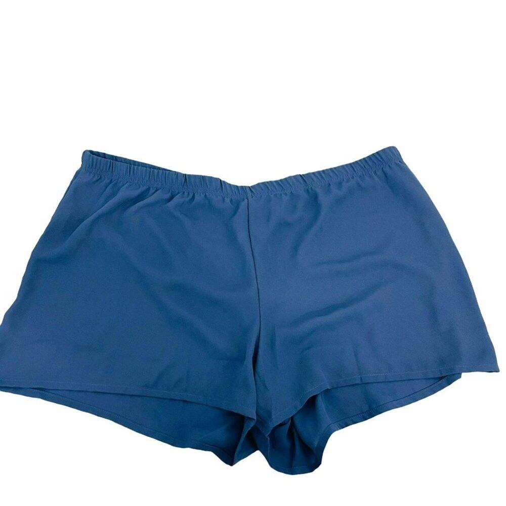 Adore Me Semi Sheer Pajama Lounge Short Blue 0X
